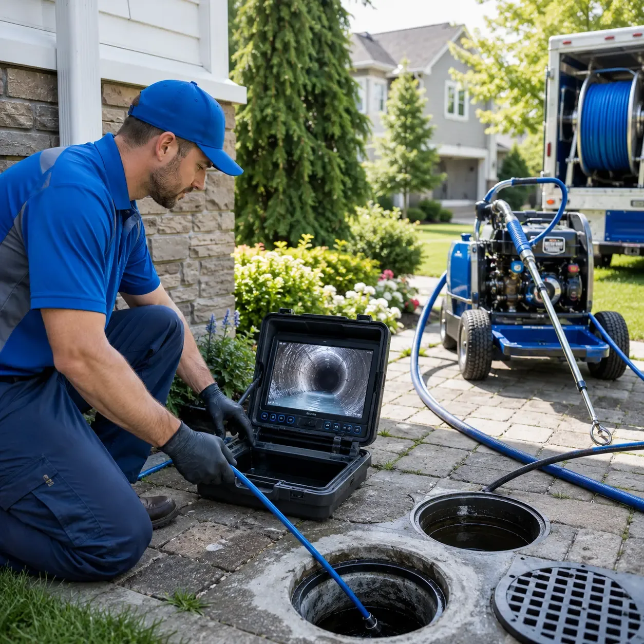 Outdoor drain cleaning professionals serving Hockessin, DE